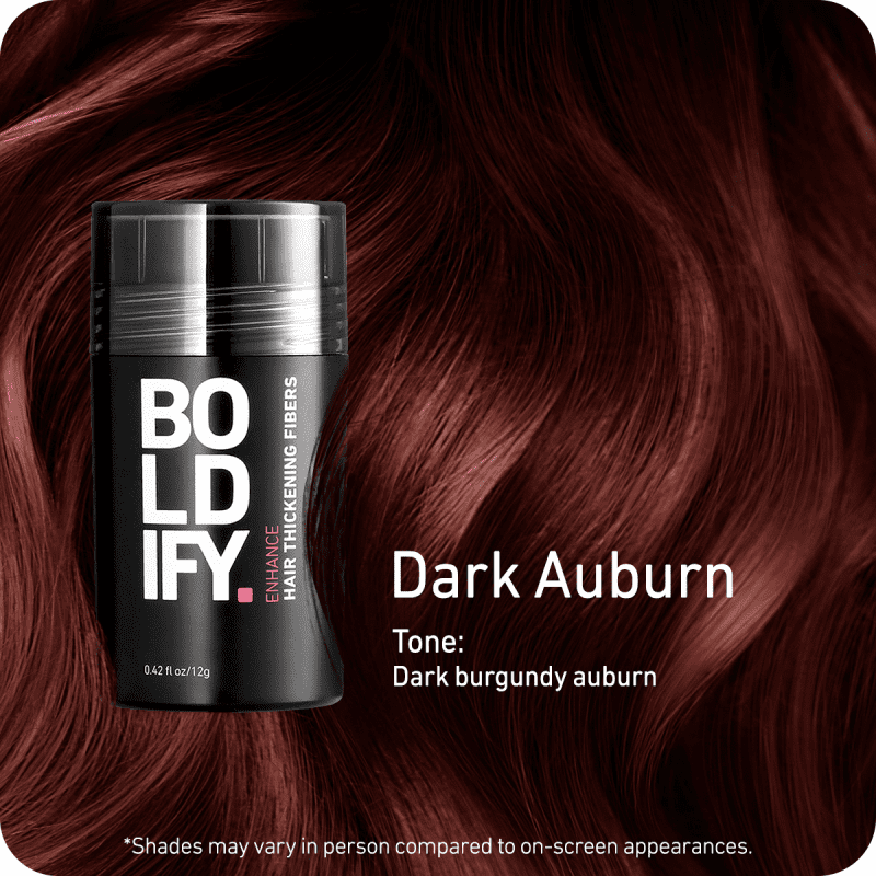 10.Boldify Amazon Fibers 1200x1200 hair Dark Auburn 12g CC