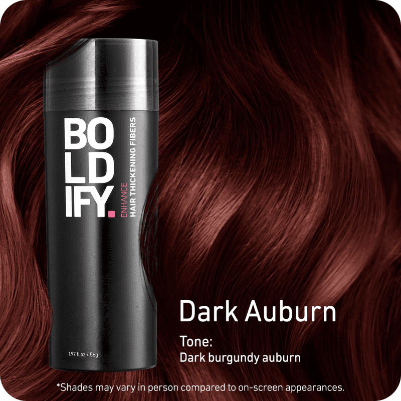 10.Boldify Amazon Fibers 1200x1200 hair Dark Auburn 56g CC