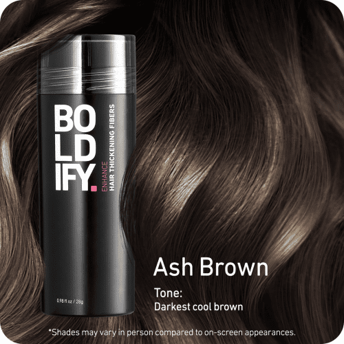 4.Boldify Amazon Fibers 1200x1200 hair Ash Brown 28g CC