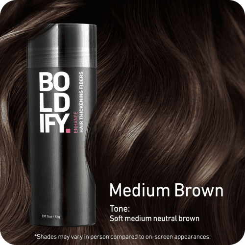 5.Boldify Amazon Fibers 1200x1200 hair Medium Brown 56g CC